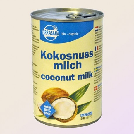 Kokosų pienas Terrasana, ekologiškas, 400 ml Kokosų pienas Terrasana, ekologiškas, 400 ml