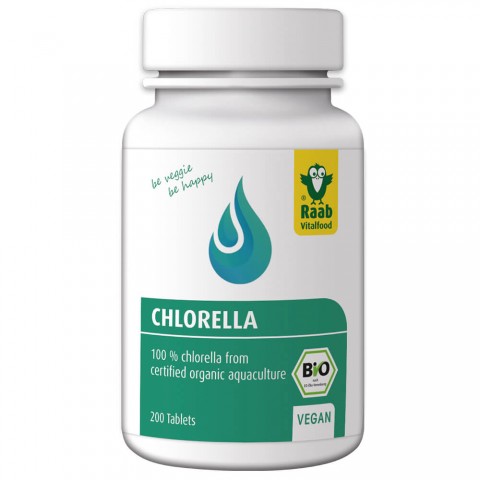 Chlorella ekologiška, 400mg, 200 tablečių