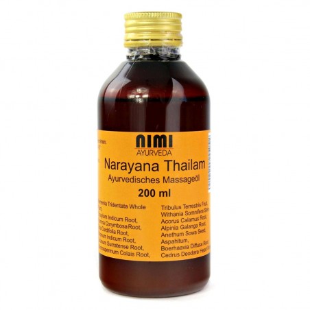 Расслабляющее массажное масло для тела Нараяна Тайлам, Ними Аюрведа, 200 мл