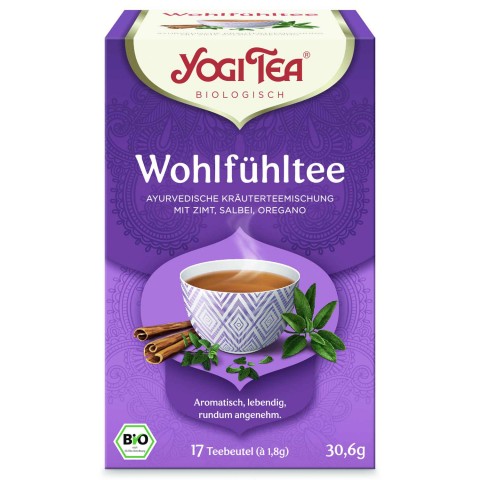 Spiced Ayurvedic tea Forever Young, organic, Yogi Tea, 17 bags