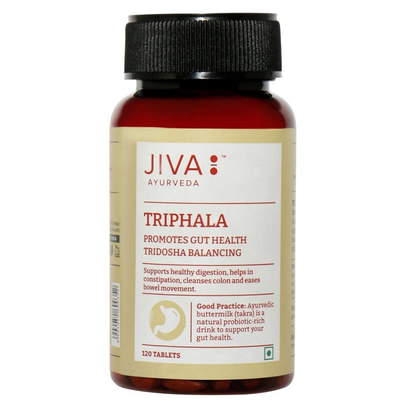 Food supplement Triphala, Jiva Ayurveda, 120 tablets Food supplement Triphala, Jiva Ayurveda, 120 tablets