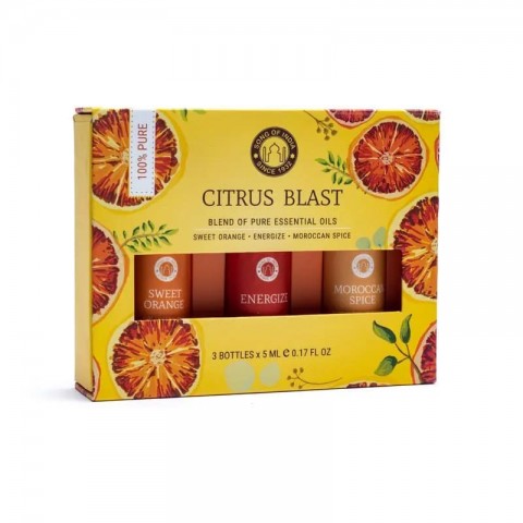 Набор для ароматерапии с эфирными маслами Citrus Blast, Song of India