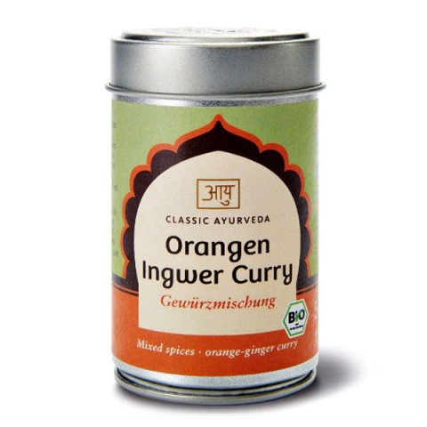 Mixture of spices Orange Ginger Curry, organic, Classic Ayurveda, 50 g