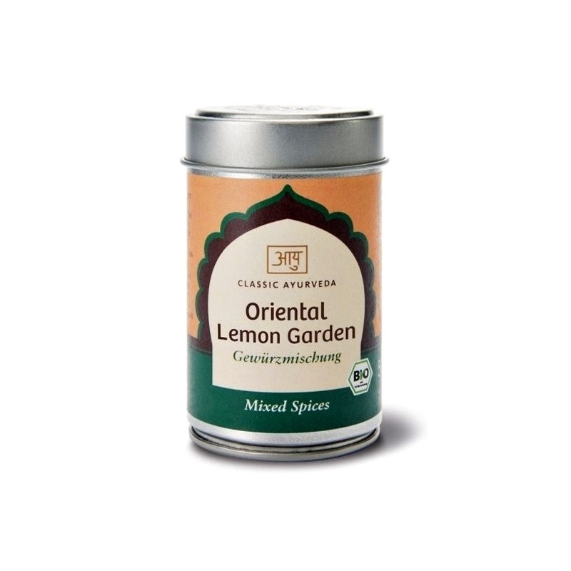 Prieskonių mišinys Oriental Lemon Garden, ekologiškas, Classic Ayurveda, 50 g