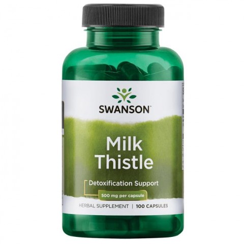 Расторопша Milk Thistle, Swanson, 500 мг, 250 капсул