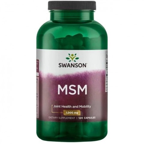 МSМ, Swanson, 1000 мг, 120 капсул