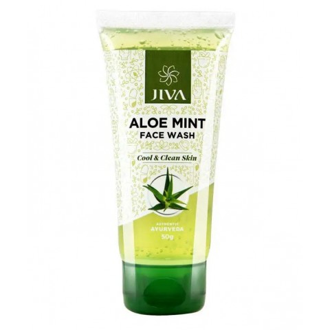 Face wash gel Aloe Mint, Jiva Ayurveda, 50g