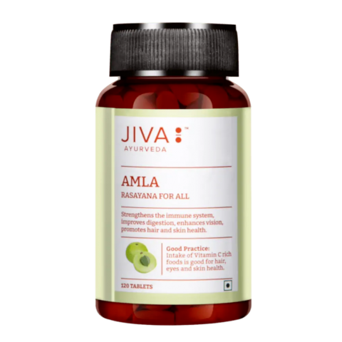 Indiškasis lapainis Amla, Jiva Ayurveda, 120 tablečių