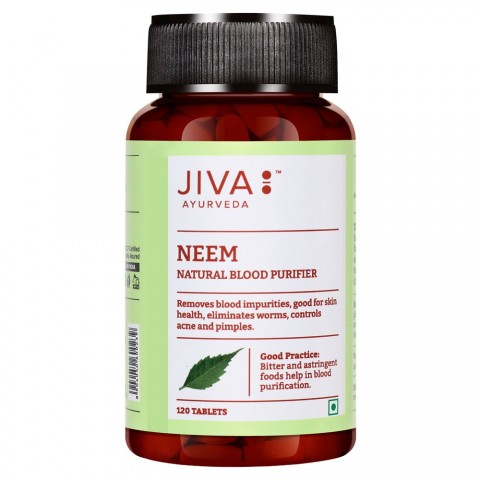 Food supplement Neem, Jiva Ayurveda, 120 tablets