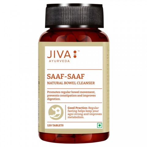 Food supplement Saaf Saaf, Jiva Ayurveda, 120 tablets