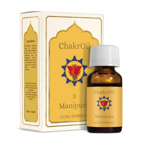 Essential oil Chakra 3 Manipura, Fiore D'Oriente, 10 ml