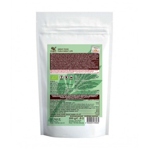 Chlorella powder, organic, Dragon Superfoods, 200g