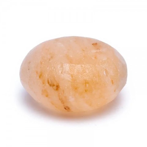 Round Himalayan salt soap-deodorant and massage stone