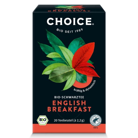 Чай черный English Breakfast, Choice Yogi Tea, 20 пакетиков
