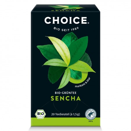 Žalioji arbata Sencha, Choice Yogi Tea, 20 pakelių