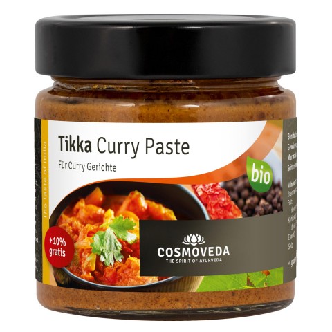 Tikka Curry paste, organic, Cosmoveda, 175 g