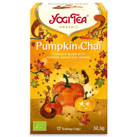 Пряный чай Pumpkin Chai, Yogi Tea, органический, 17 пакетиков