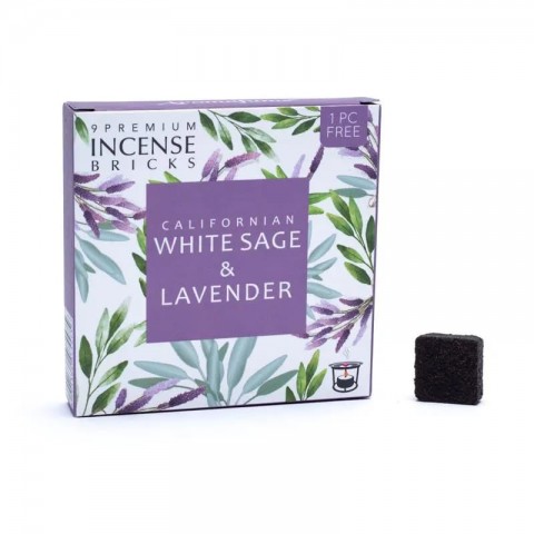 Smilkalų kaladėlės White sage & Lavender, Aromafume, 40g