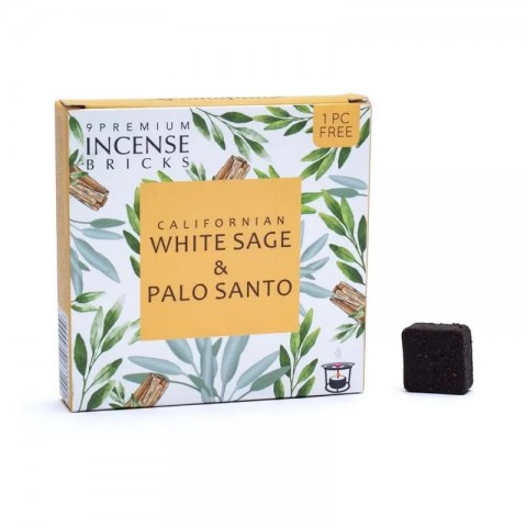 Smilkalų kaladėlės White Sage & Palo Santo, Aromafume, 40g