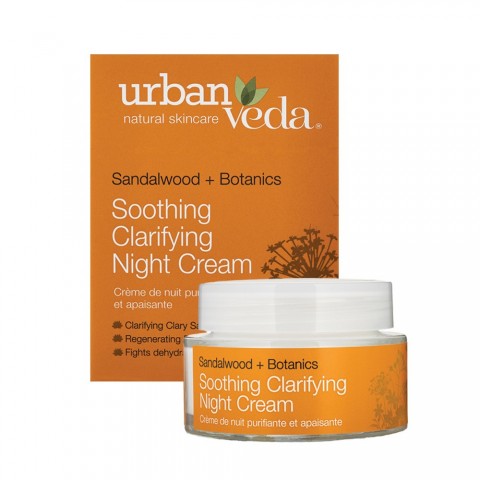 Soothing refreshing night cream for sensitive skin, Urban Veda, 50 ml