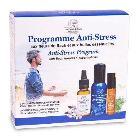Bacho žiedų ansistresinės programos rinkinys Anti-Stress, ekologiška, Elixirs&Co