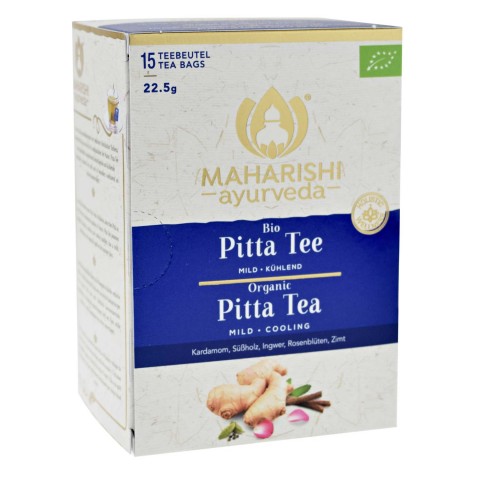 Охлаждающий чай для Пита-доши, Махариши Аюрведа, органический, 15 пакетиков