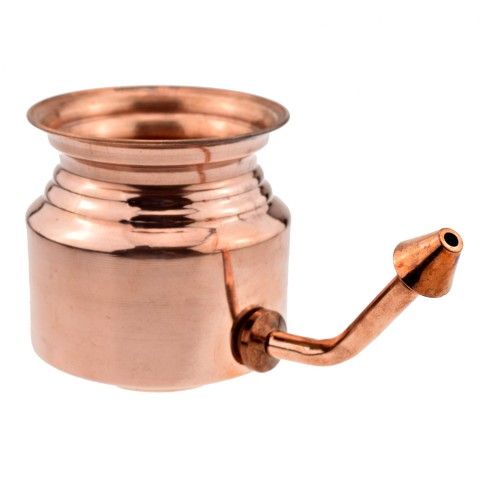 Copper nasal cleanser Neti Pot, AyurVedica, large, 500ml