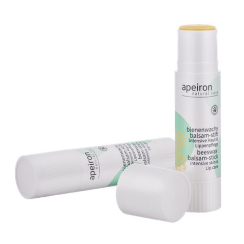 Skin and lip balm with bee pitch, Apeiron, 10 ml