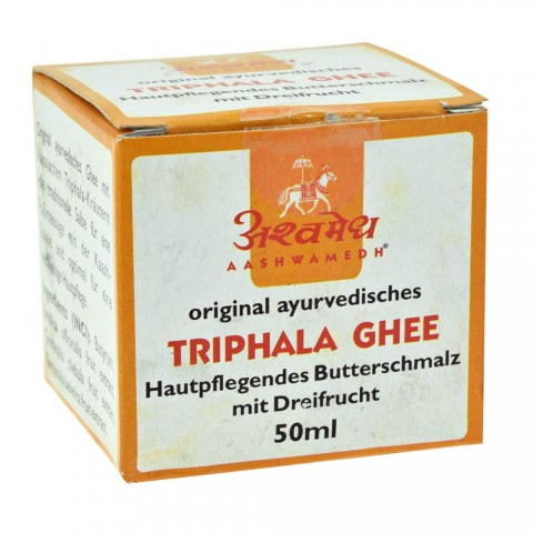 Aliejus pėdų masažui ir akims Triphala Ghee, Asshwamedh, 50 ml