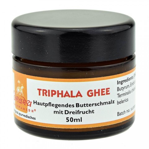 Масло для массажа стоп и глаз Triphala Ghee, Asshwamedh, 50 мл