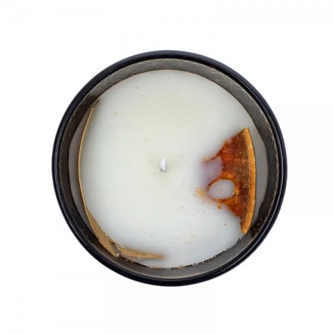 Scented soy wax candle Mandarin & Bay Leaf, Organic Goodness