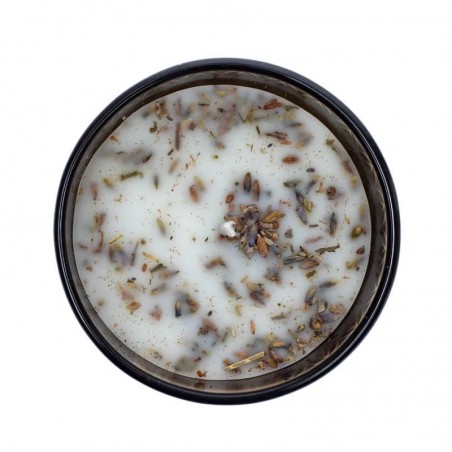 Scented soy wax candle Sage & Lavender, Organic Goodness