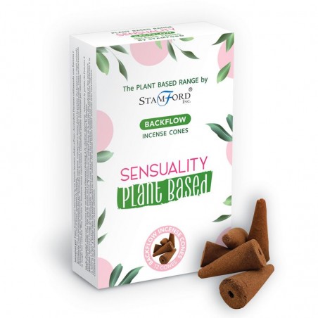 Herbal Backflow Incense Cones Sensuality, Stamford