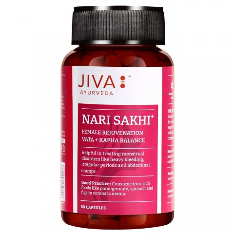 Food supplement for women Nari Sakhi, Jiva Ayurveda, 60 capsules