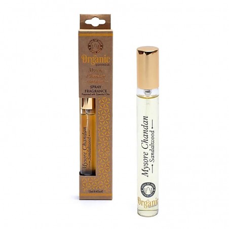 Spray room fragrance Sandalwood, Organic Goodness, 12ml