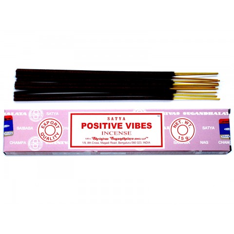 Incense sticks Positive Vibes, Satya, 15 g