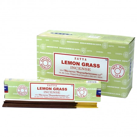 Smilkalų lazdelės Lemon Grass, Satya, 15g