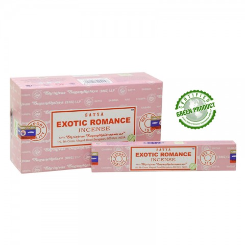 Incense sticks Exotic Romance, Satya, 15g