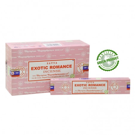 Incense sticks Exotic Romance, Satya, 15g