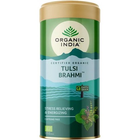 Ayurvedic tea Tulsi Brahmi, loose, Organic India, 100g