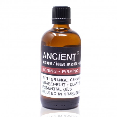 Tonizuojantis ir stangrinantis masažo aliejus, Ancient, 100 ml