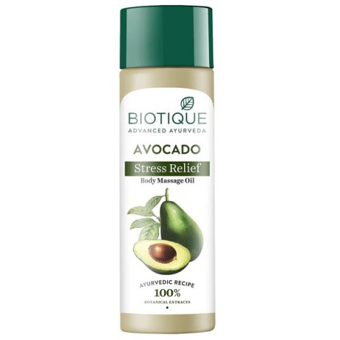 Atpalaiduojantis kūno masažo aliejus Bio Avocado, Biotique, 200ml