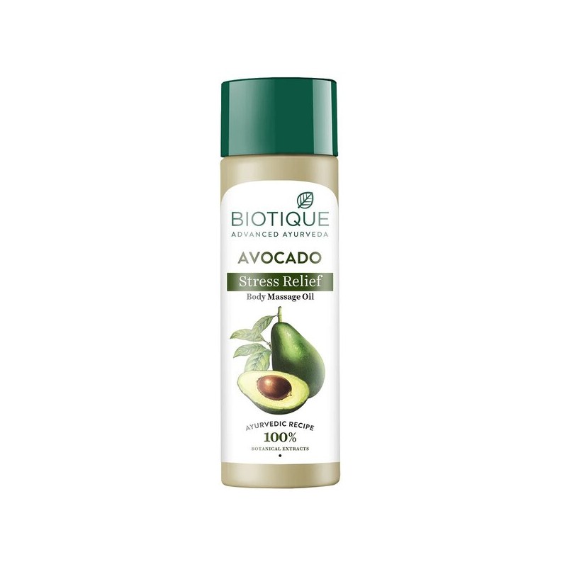 Atpalaiduojantis kūno masažo aliejus Bio Avocado, Biotique, 200ml