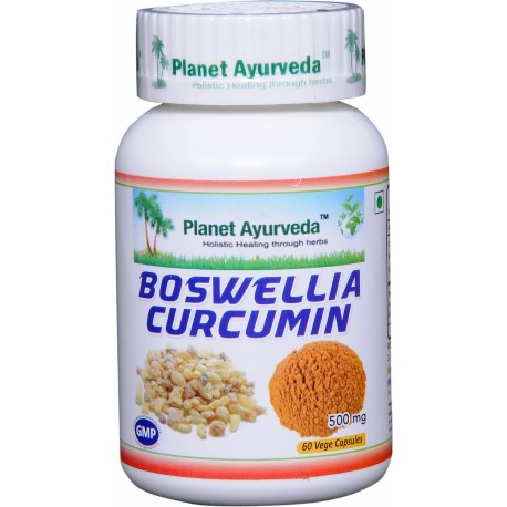 Maisto papildas "BOSWELLIA CURCUMIN", Planet Ayurveda, 60 kapsulių Maisto papildas "BOSWELLIA CURCUMIN", Planet Ayurveda, 60 kapsulių