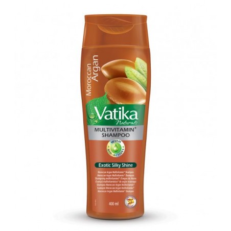 Šampūnas Moroccan Argan MultiVit, Dabur Vatika, 400 ml