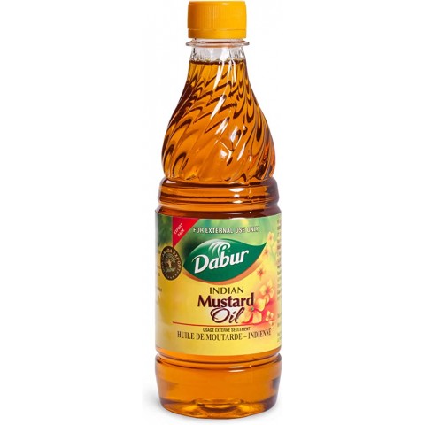 Mustard oil for massage, Dabur, 475 ml