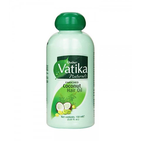 Кокосом обогащенное масло для волос Coconut, Dabur Vatika, 150 мл