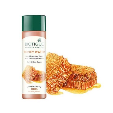 Šviesinantis ir valantis veido tonikas Bio Honey Water, Biotique, 120ml