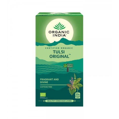 Ajurvedinė arbata Original Tulsi Tea, Organic India, 25 pakeliai