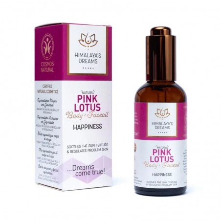 Ajurvedinis kūno ir veido aliejus Pink Lotus/ Happiness, Himalaya's Dreams, 100ml